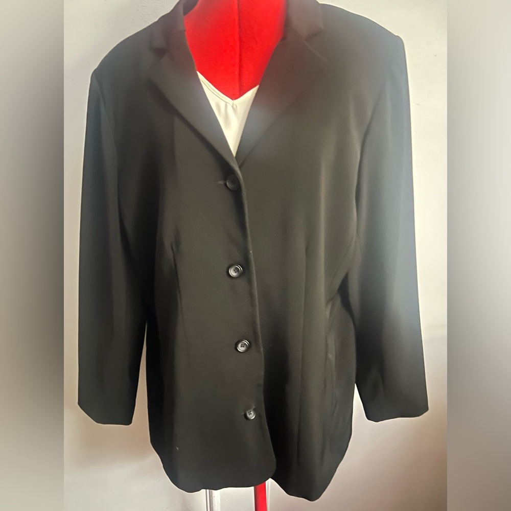 Jaclyn Smith Classic Black Women's Blazer Size 20 W